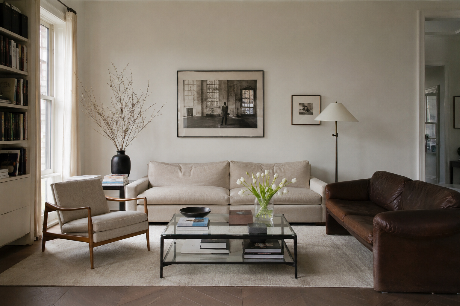 Dated interior before renovation visualization
