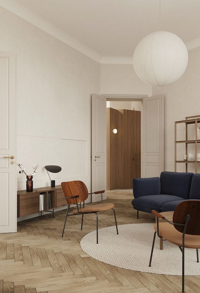 Renovated interior created in Lovspark