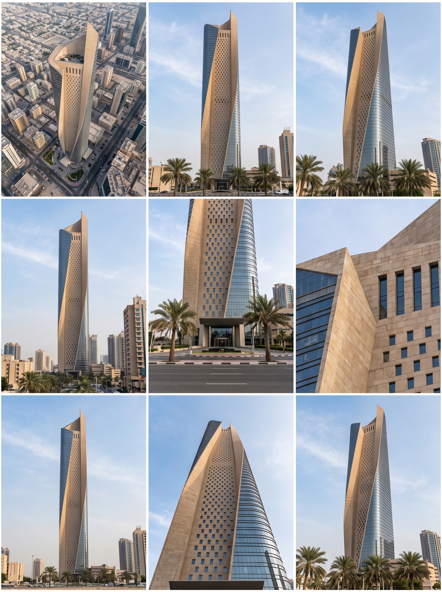 Vertical nine-view architectural set created in Lovspark