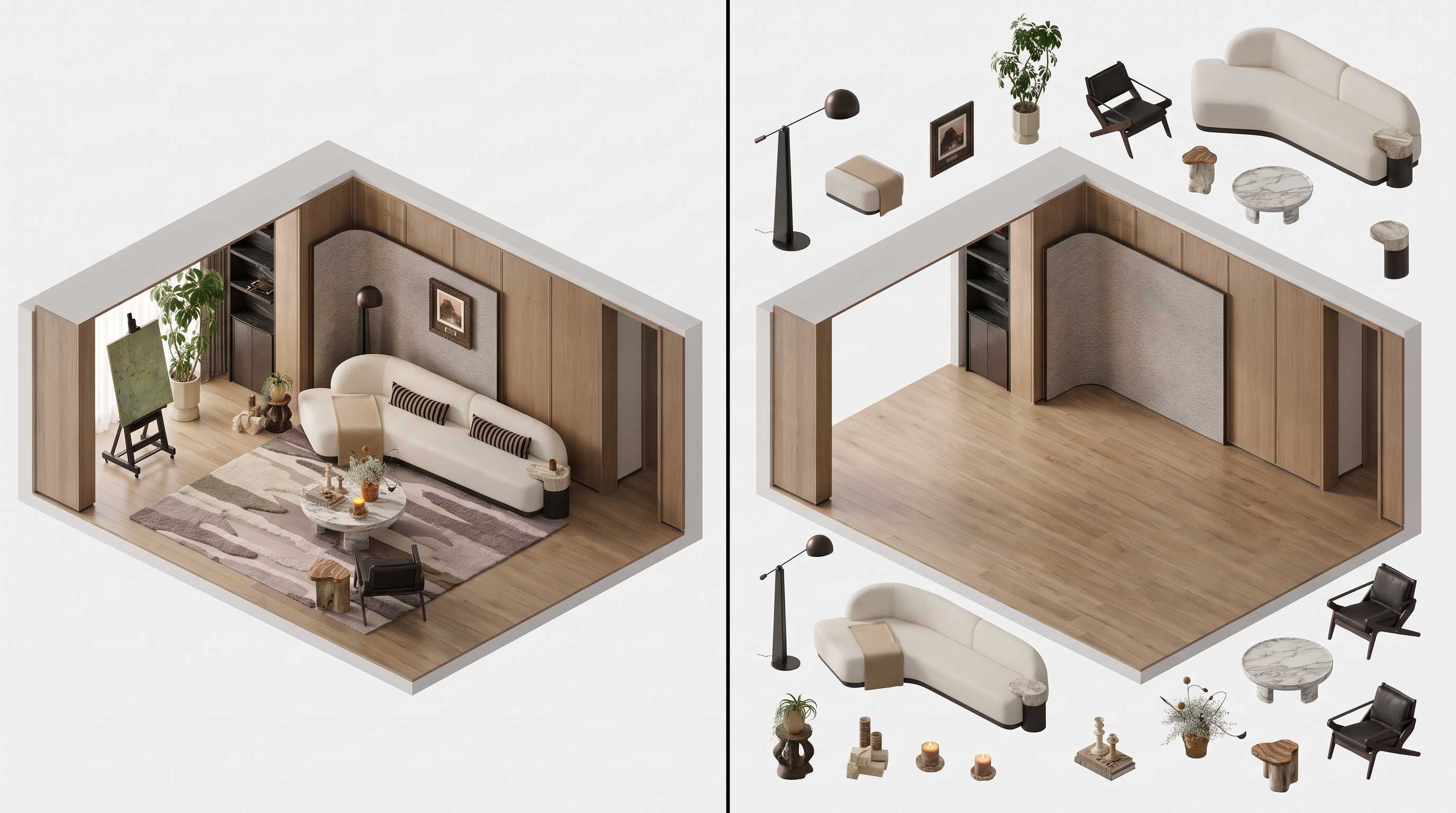 Axonometric diagram created in Lovspark