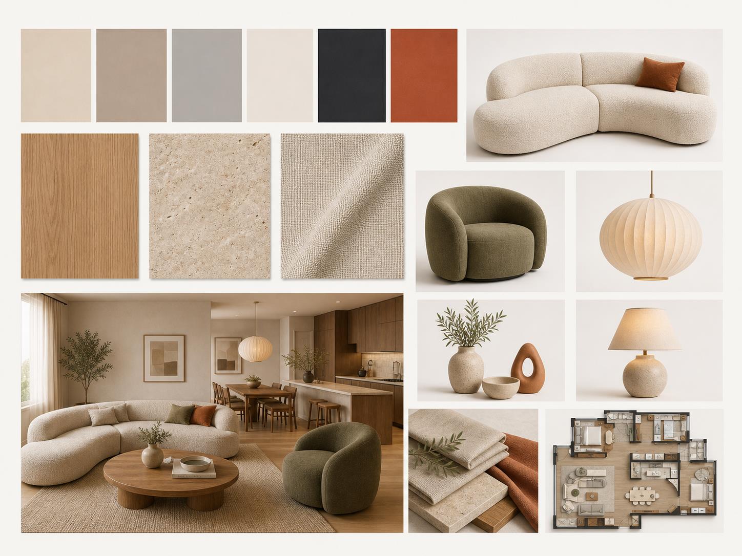 AI Mood Board — mood board