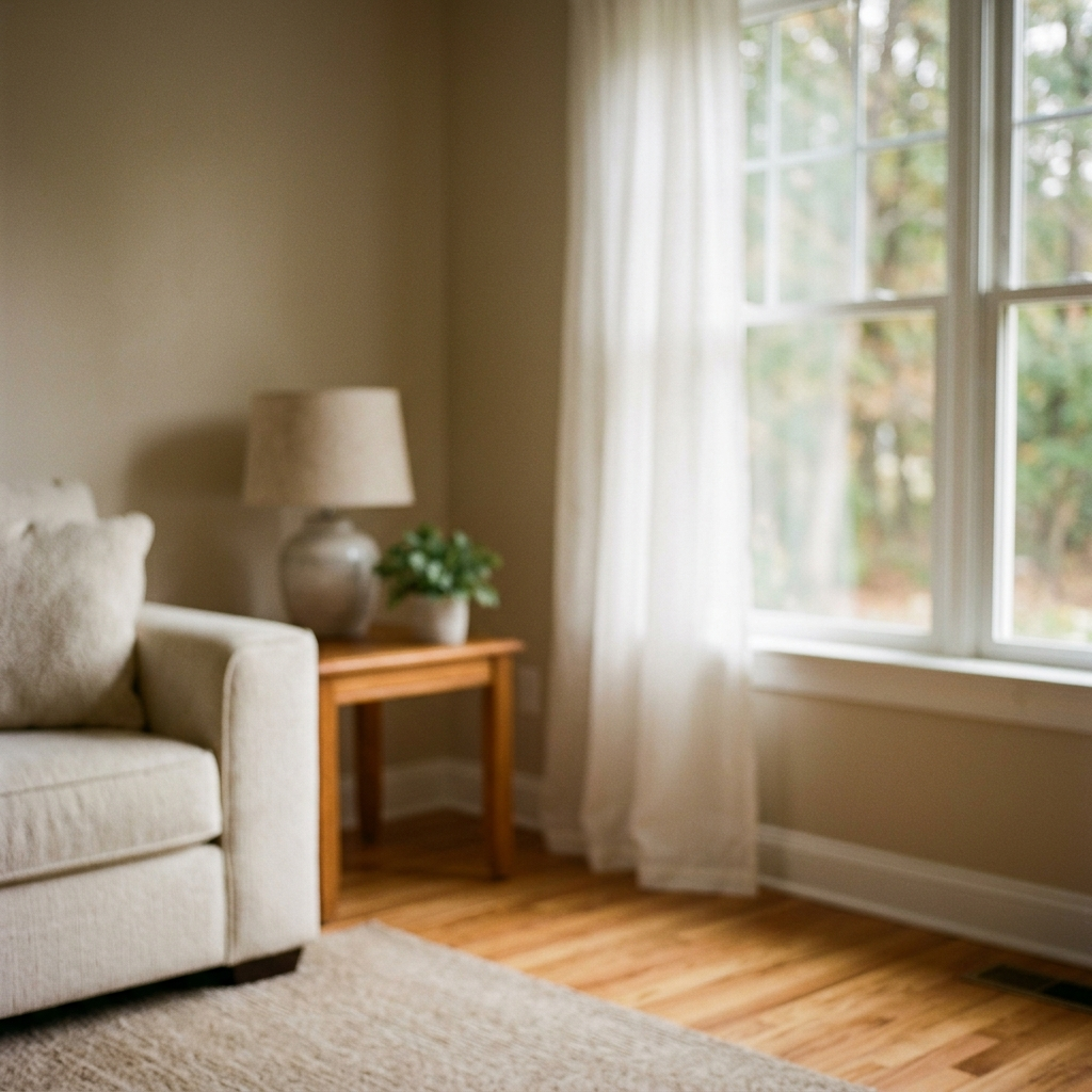 Soft focus sharpness problem example corrected by AI image enhancement