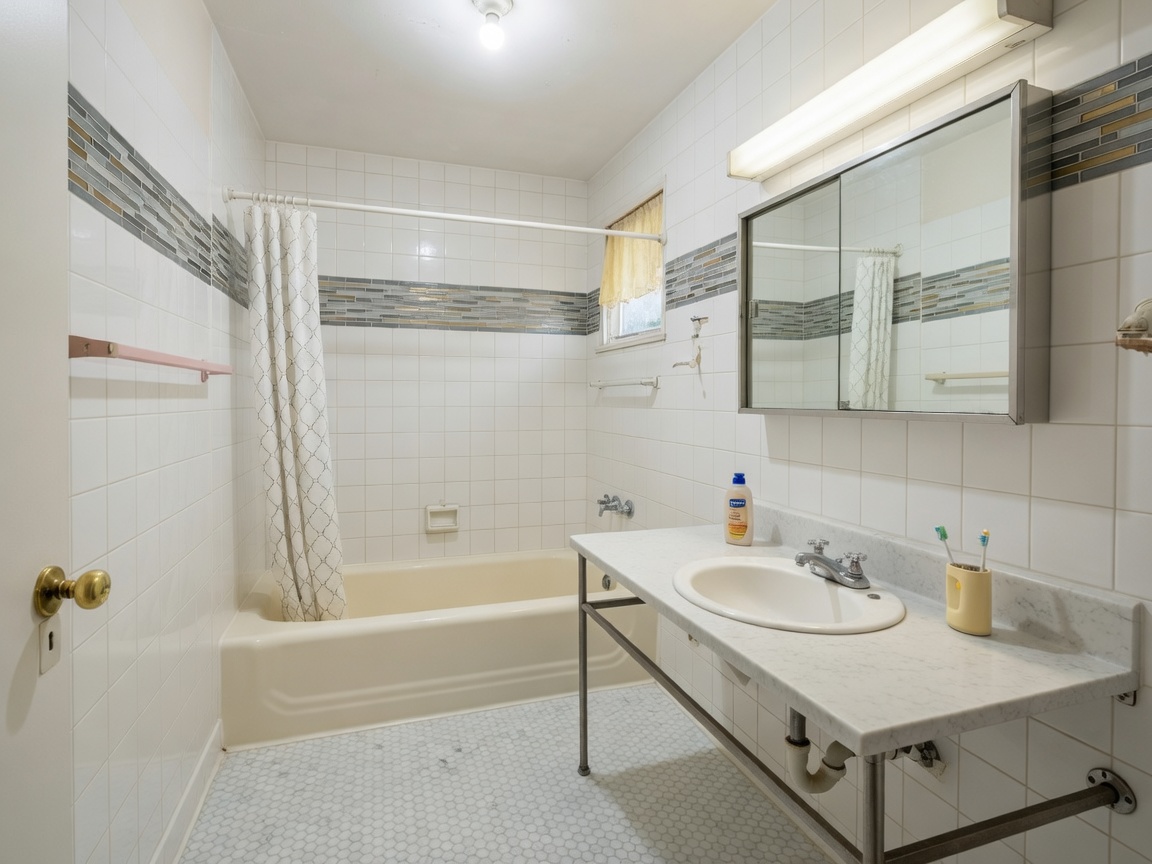 Restyle Surfaces — bathroom after