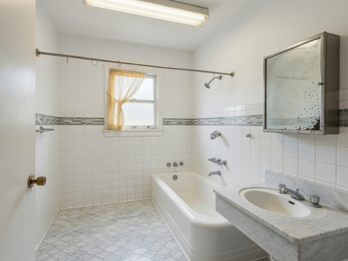 Restyle surfaces example: bathroom vanity with new countertop and backsplash — Lovspark AI