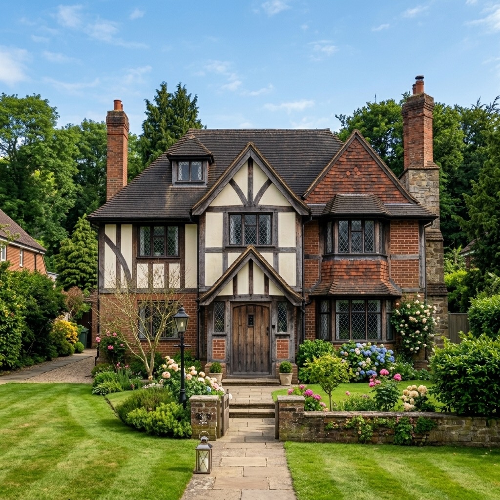 Tudor Facade — Summer